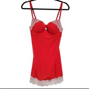 Victoria’s Secret Red Lacey Lingerie Slip